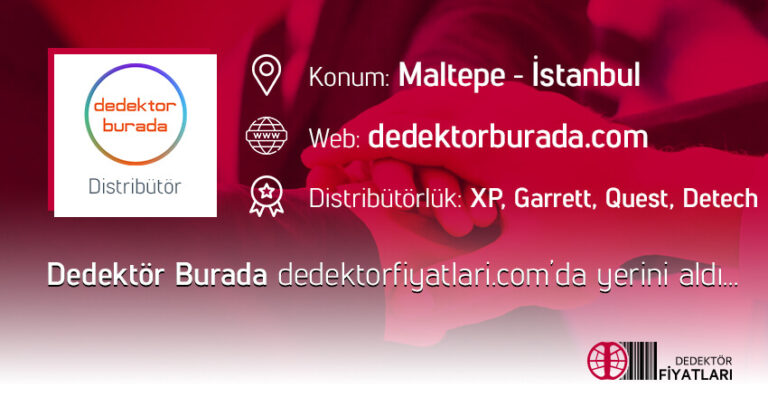 Dedektör Burada dedektofiyatlari.com'da Yerini Aldı - Kapak