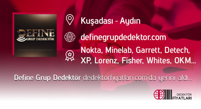 Define Grup Dedektör dedektorfiyatlari.com'da Yerini Aldı - Kapak
