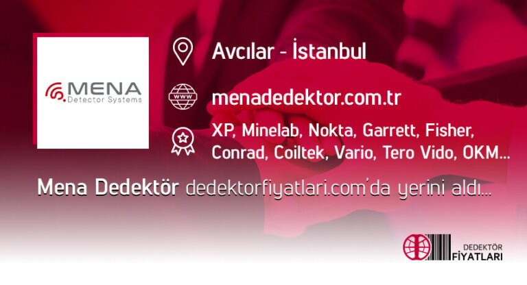 Mena Dedektör dedektorfiyatlari.com'da Yerini Aldı - Kapak