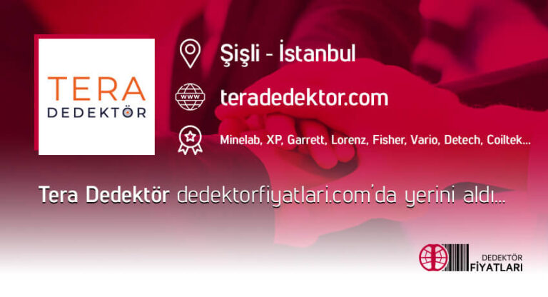 Tera Dedektör dedektorfiyatlari.com'da Yerini Aldı - Kapak