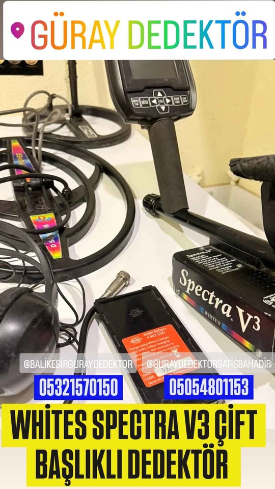 WHİTES SPECTRA V3 ÇİFT BAŞLIKLI DEDEKTÖR