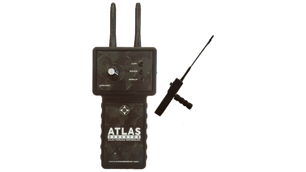 Atlas Dedektör Alan Tarama Cihazı Altın Gümüş Ve Boşluk Frekanslı